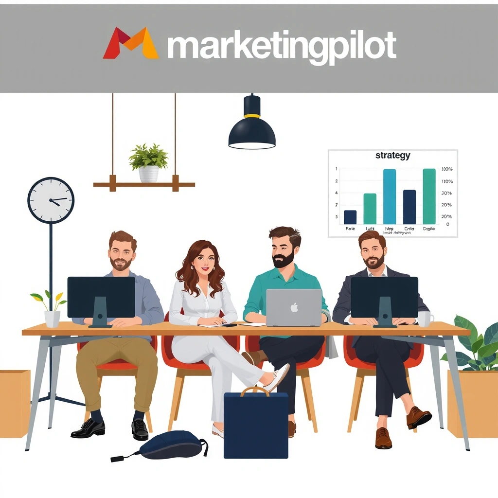 Echipa marketingpilot la lucru